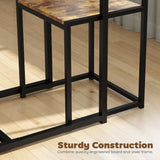 Wooden Dining Table 90cm Wide Rectangular With 2 Chairs - Velmora