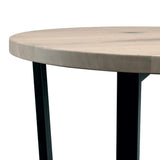 Wooden Dining Table 90cm Wide Round - Barnes