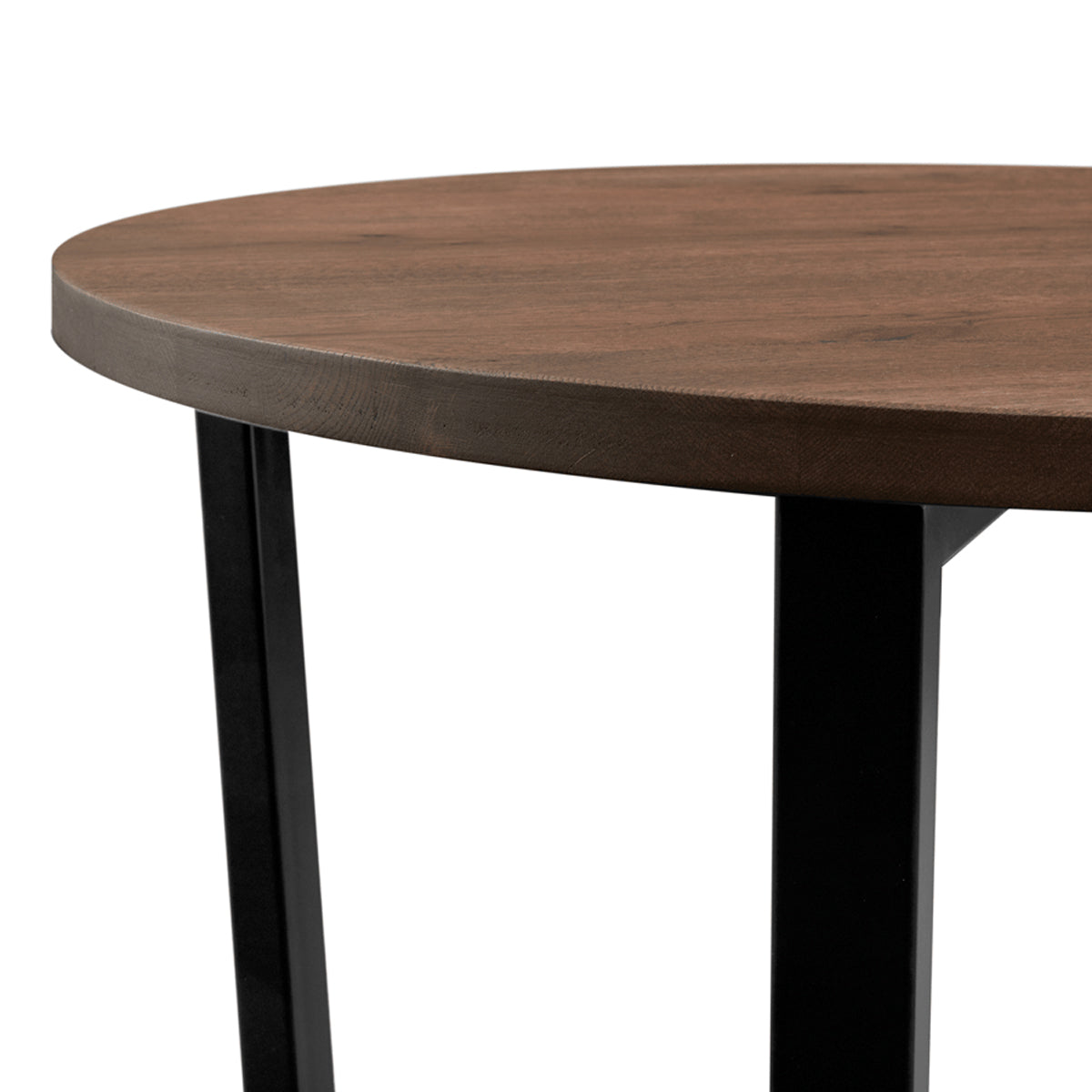 Wooden Dining Table 90cm Wide Round - Barnes