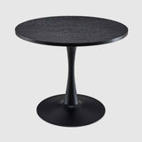 Wooden Dining Table 90cm Wide Round for 2 to 4 People - Celeste
