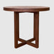 Wooden Dining Table 90cm Wide Round for 4 People - Iris
