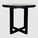 Wooden Dining Table 90cm Wide Round for 4 People - Iris