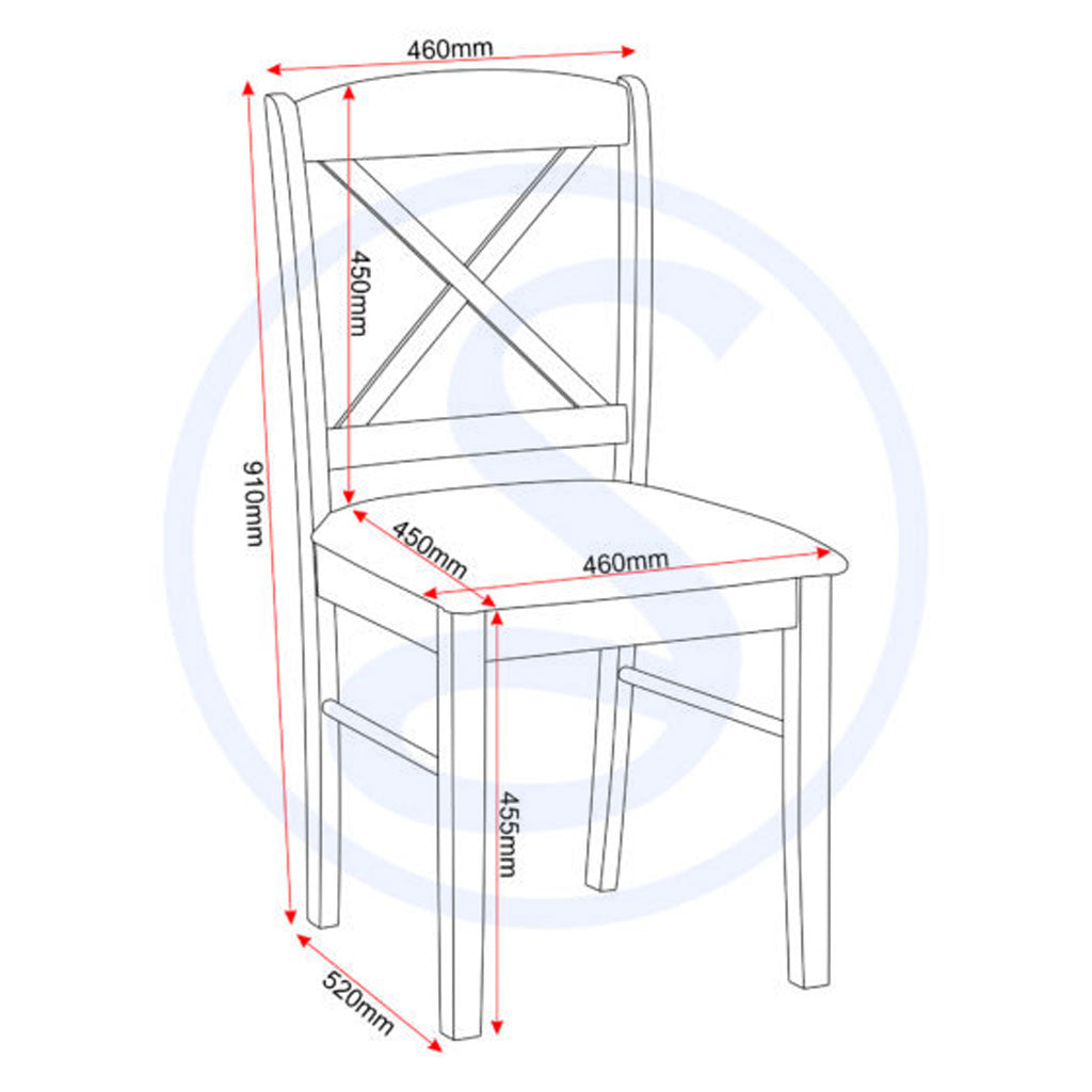 Wooden Dining Table Drop Leaf With 2 Dining Chairs - Mason