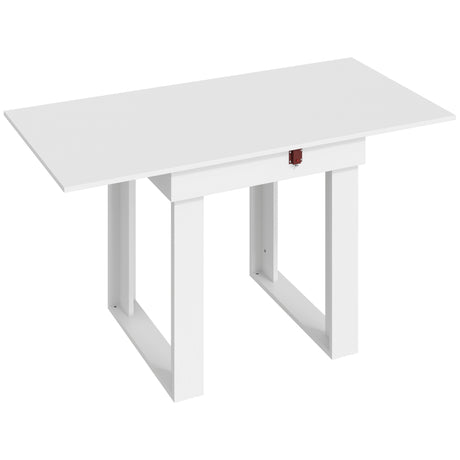 Wooden Dining Table Extending 140cm Wide for 4 People - Velmora