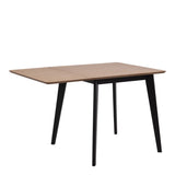 Wooden Dining Table Extending With 4 Roxby Dining Chairs - Roxby