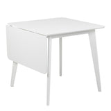 Wooden Dining Table Extending With 4 Roxby Dining Chairs - Roxby