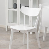Wooden Dining Table Extending With 4 Roxby Dining Chairs - Roxby