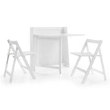 Wooden Dining Table Folding With 2 Chairs - Helsinki