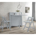 Wooden Dining Table Folding With 2 Chairs - Helsinki
