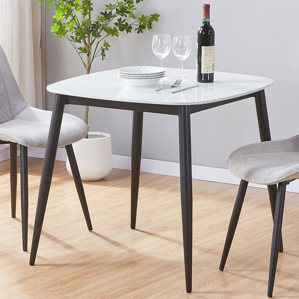 Wooden Dining Table for 2 People Square - Aspen