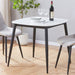 Wooden Dining Table for 2 People Square - Aspen