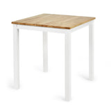 Wooden Dining Table for 2 to 4 People Square - Linwood