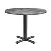 Wooden Dining Table for 4 People 60cm Wide Round - Enduratop