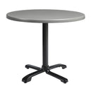 Wooden Dining Table for 4 People 60cm Wide Round With Flip Top - Enduratop