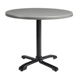 Wooden Dining Table for 4 People 60cm Wide Round With Flip Top - Enduratop