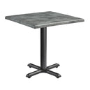 Wooden Dining Table for 4 People 70cm Wide Square - Enduratop