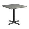Wooden Dining Table for 4 People 70cm Wide Square - Enduratop