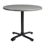 Wooden Dining Table for 4 People 80cm Wide Round With Flip Top - Enduratop