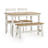 Wooden Dining Table for 4 People - Linwood