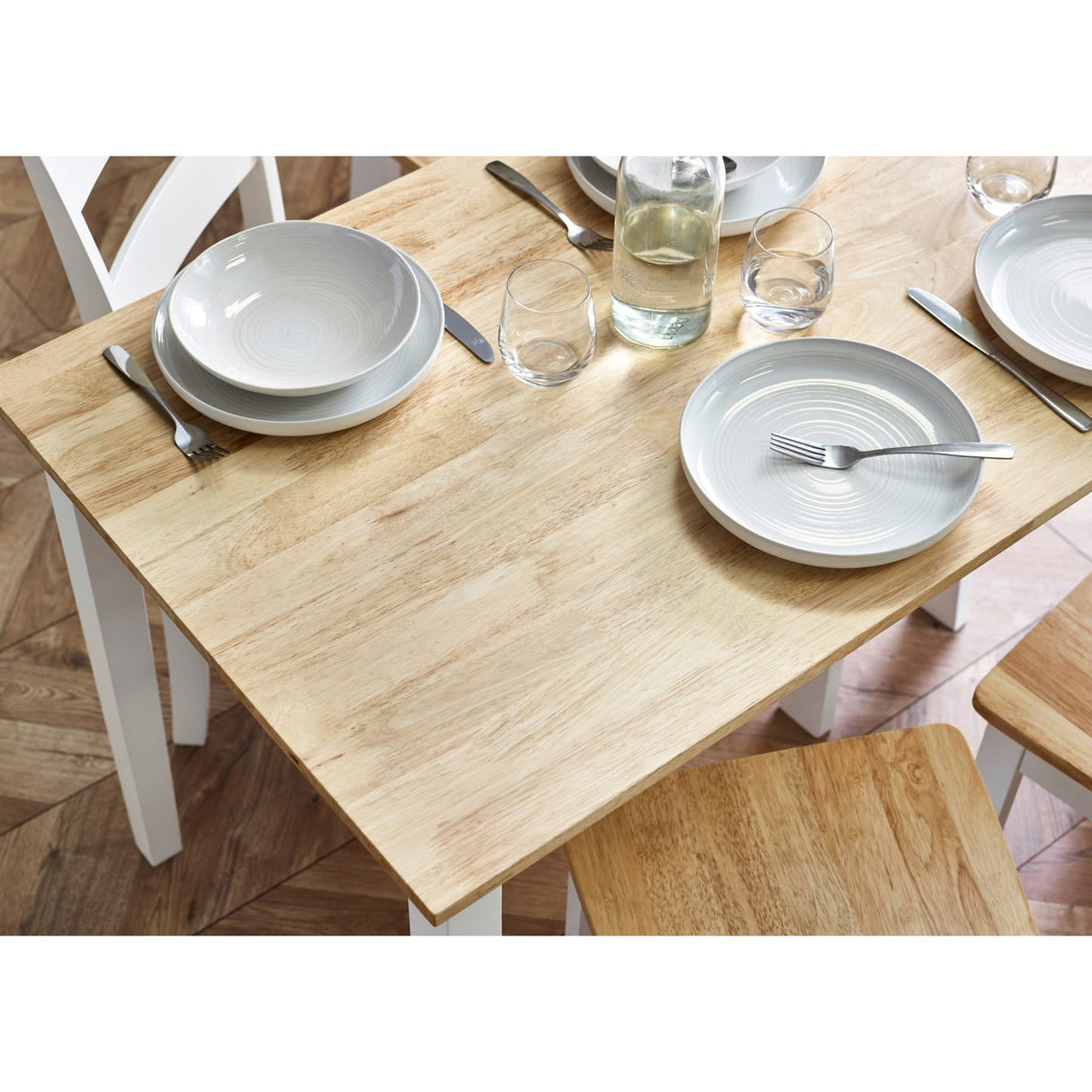Wooden Dining Table for 4 People - Linwood