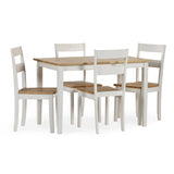 Wooden Dining Table for 4 People - Linwood