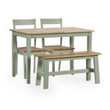 Wooden Dining Table for 4 People - Linwood
