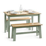 Wooden Dining Table for 4 People - Linwood