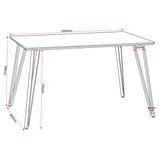 Wooden Dining Table for 4 People - Marlow