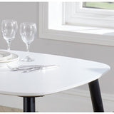 Wooden Dining Table for 4 People Rectangular - Aspen