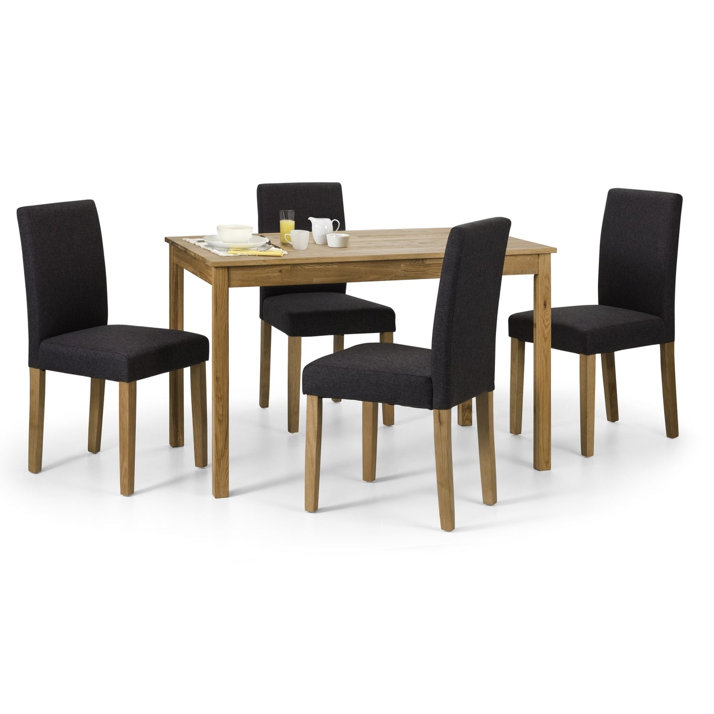 Wooden Dining Table for 4 People Rectangular - Coxmoor