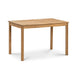 Wooden Dining Table for 4 People Rectangular - Coxmoor