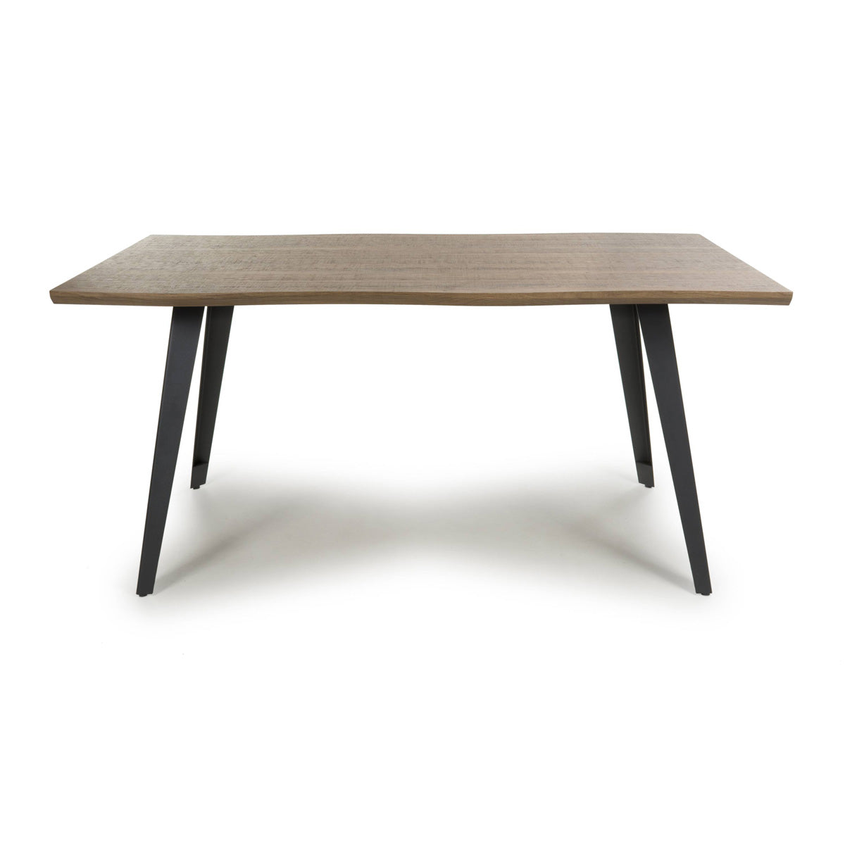 Wooden Dining Table for 4 People Rectangular And Curved - Nassau