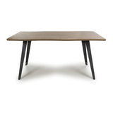 Wooden Dining Table for 4 People Rectangular And Curved - Nassau