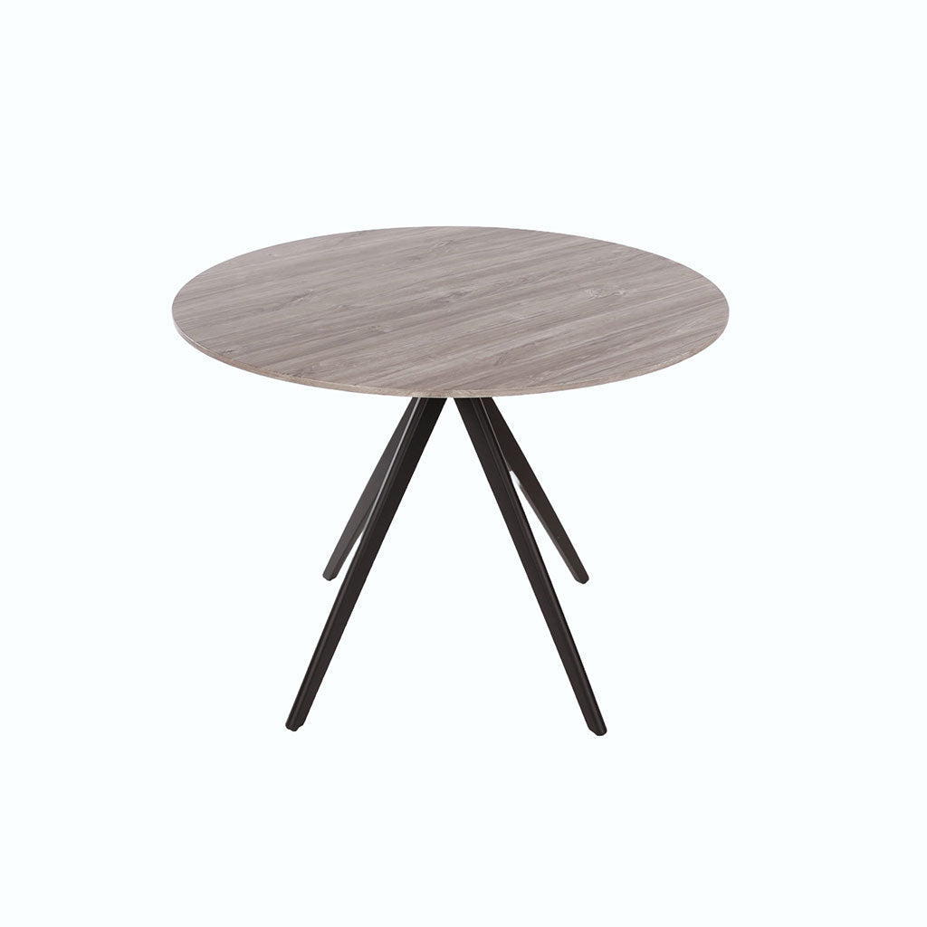 Wooden Dining Table for 4 People Round - Aspen