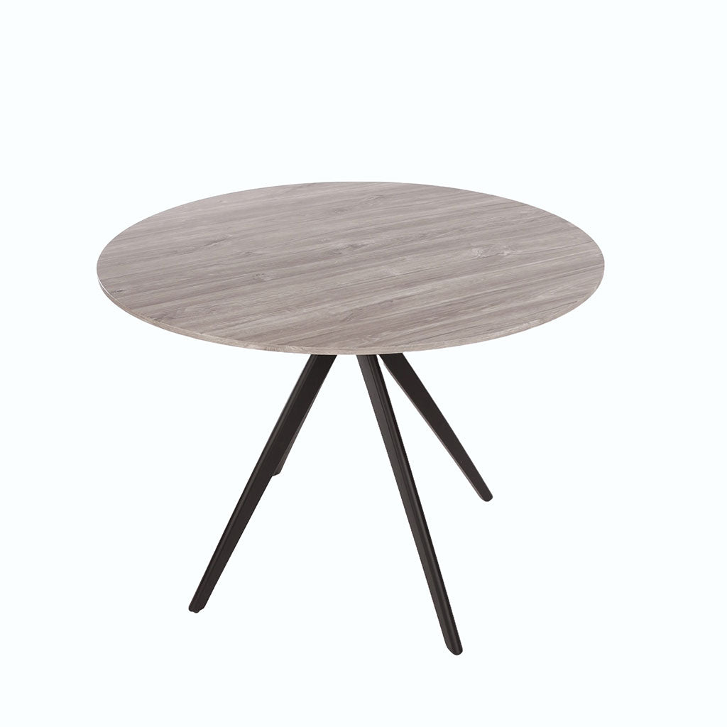 Wooden Dining Table for 4 People Round - Aspen