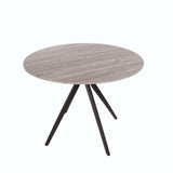 Wooden Dining Table for 4 People Round - Aspen