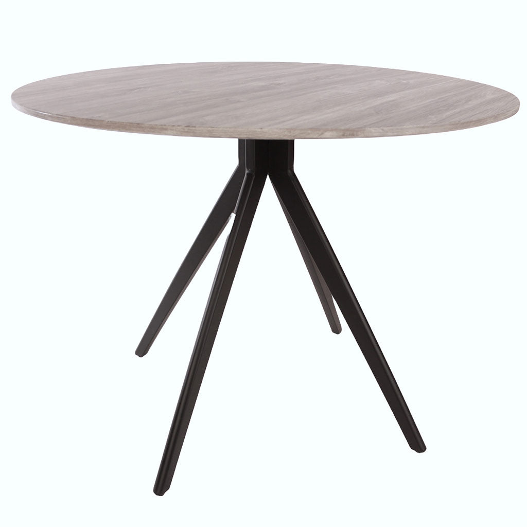 Wooden Dining Table for 4 People Round - Aspen