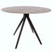 Wooden Dining Table for 4 People Round - Aspen
