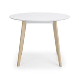 Wooden Dining Table for 4 People Round - Casa