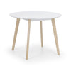 Wooden Dining Table for 4 People Round - Casa