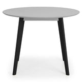 Wooden Dining Table for 4 People Round - Casa