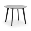 Wooden Dining Table for 4 People Round - Casa