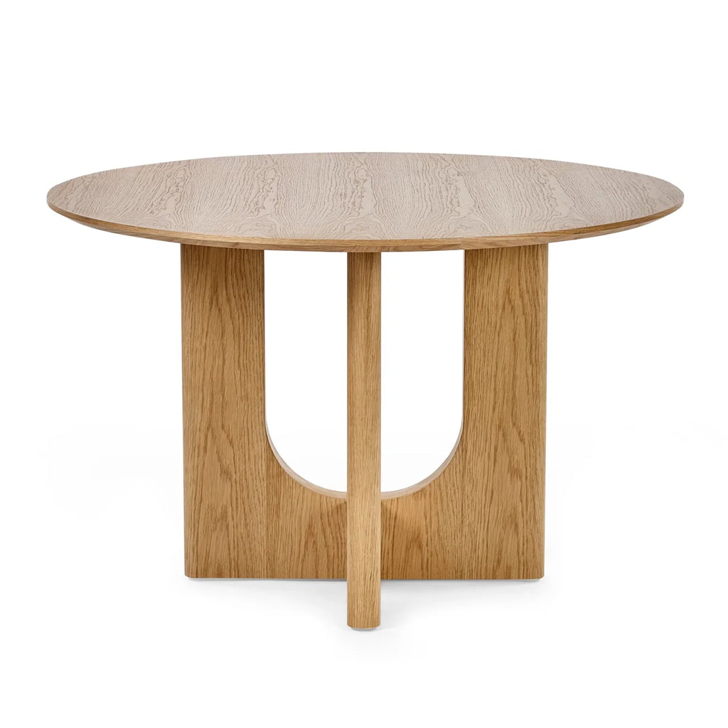 Wooden Dining Table for 4 People Round - Cellini