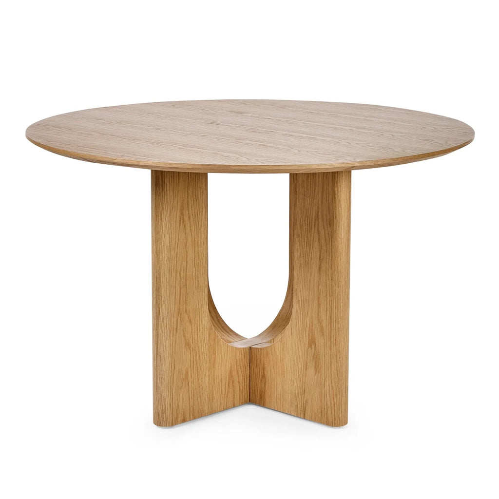 Wooden Dining Table for 4 People Round - Cellini