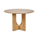 Wooden Dining Table for 4 People Round - Cellini