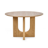 Wooden Dining Table for 4 People Round - Cellini