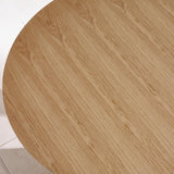 Wooden Dining Table for 4 People Round - Cellini