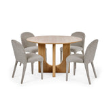 Wooden Dining Table for 4 People Round - Cellini
