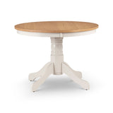 Wooden Dining Table for 4 People Round - Davenport