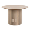 Wooden Dining Table for 4 People Round - Linley